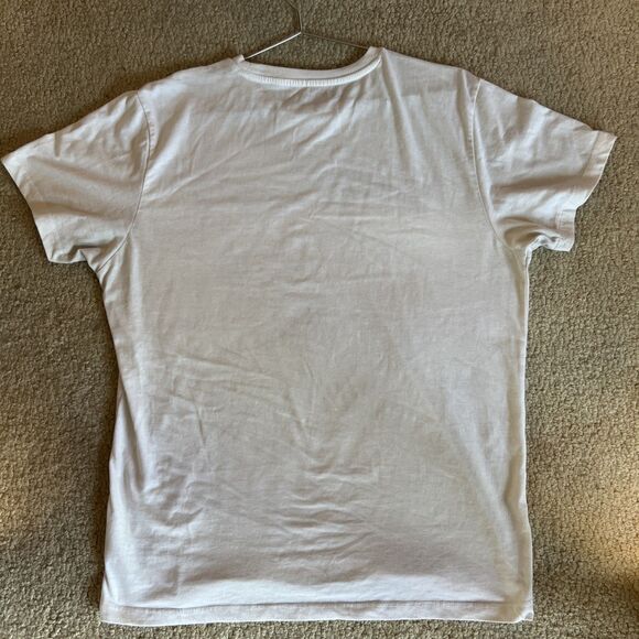 Vintage Y2K Ed Hardy Men's White Short Sleeve T-Shirt | Mens Medium - Picture 11 of 14